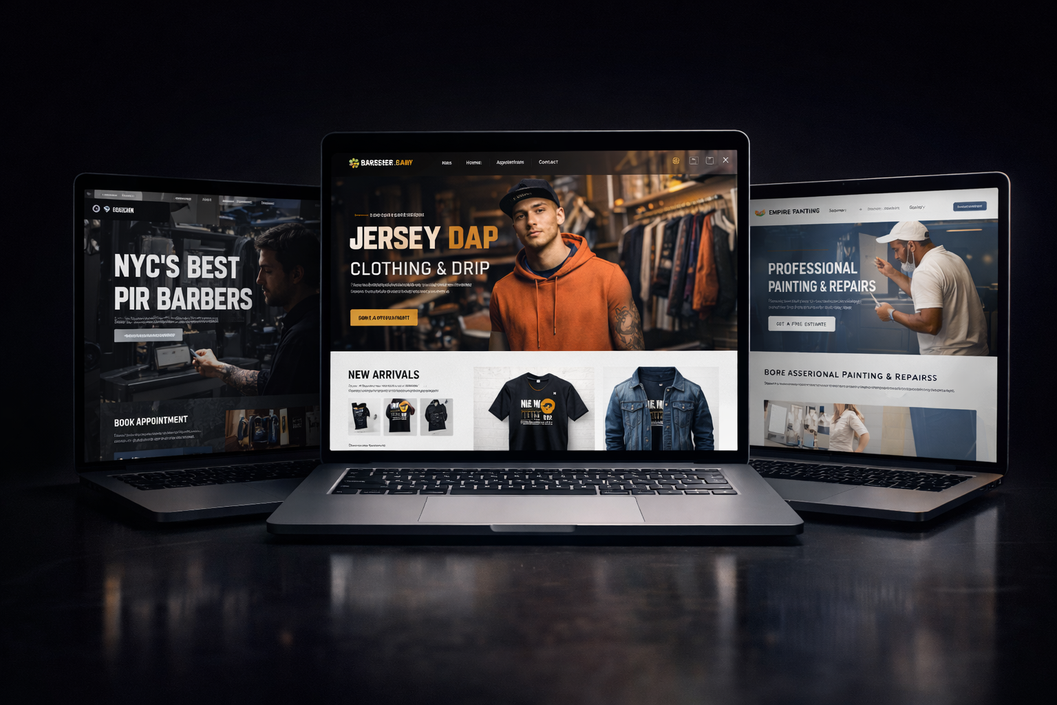 Business website services preview